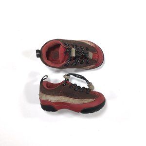 Crocs Kids Dawson Sneaker Toddler Size 7 Red Espresso Khaki 11464